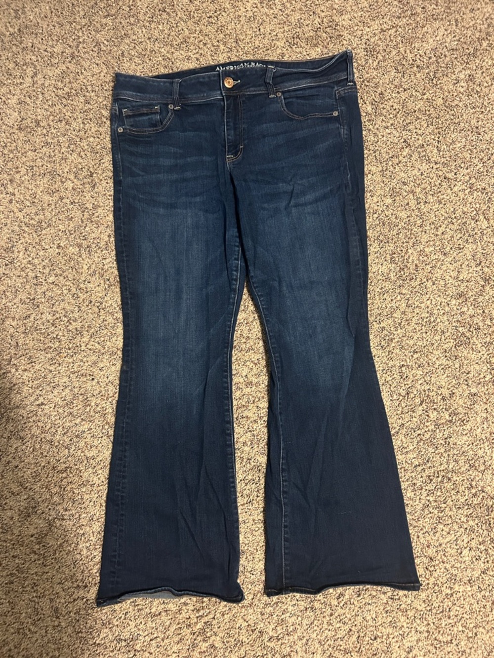 American Eagle size 16 short- Dark wash bootcut jeans